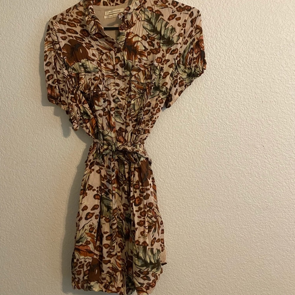UO Romper safari animal print size M